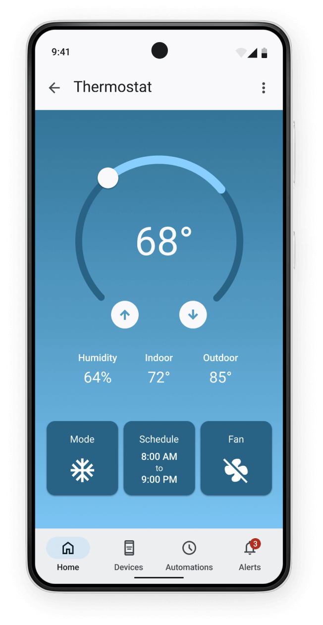 Android thermostat