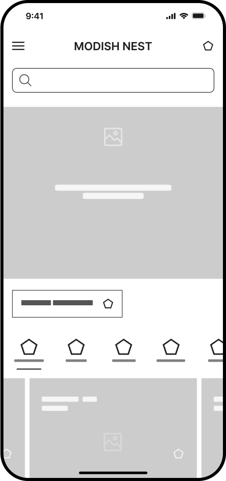 user testing wireframe five